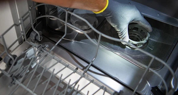 Title image for blog article "Dishwasher Not Draining? Try These 7 Easy Fixes".