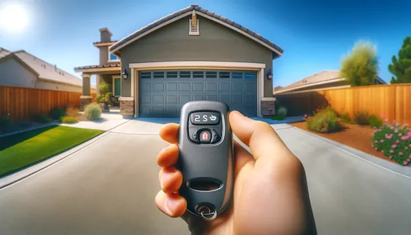Image of garage door not closing.